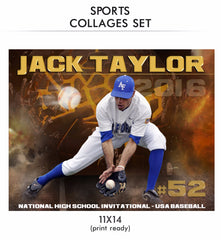 Taylor- Sports Collage Photoshop Template