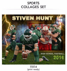 Hunt - Sports Collage Photoshop Template
