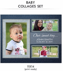 Baby Collage Set - John Baby