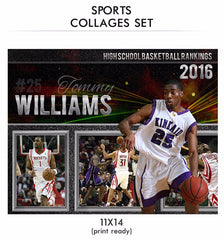 Williams - Sports Collage Photoshop Template