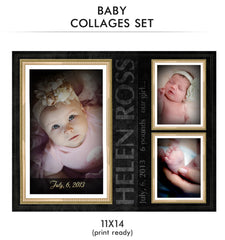 Baby Collage Set - July Baby