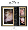 Baby Collage Set - July Baby - Photography Photoshop Template