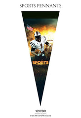 Delvin Dean - Sports Football Pennants Photography Templates