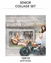 Ashley - Senior Collage Photoshop Template