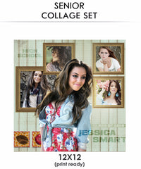 Jessica- Senior Collage Photoshop Template