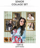 Jessica- Senior Collage Photoshop Template - Photography Photoshop Template