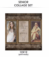 Lisa - Senior Collage Photoshop Template