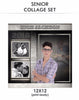 Nick - Senior Collage Photoshop Template - Photography Photoshop Template