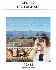 Emilia -Senior Collage Photoshop Template