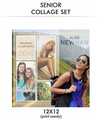 Newman -Senior Collage Photoshop Template