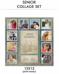 Helen - Senior Collage Photoshop Template