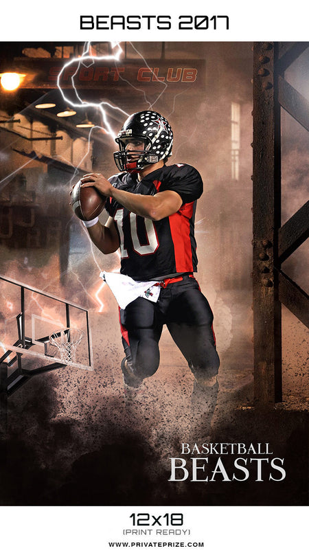 Basketball Beasts 2017 Sports Template -  Enliven Effects