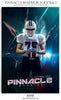 Pinnacle Warrior Themed Sports Template - Photography Photoshop Template