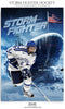 Storm Fighter Themed Sports Template - Photography Photoshop Template