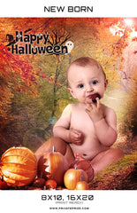New Born Halloween Digital Background
