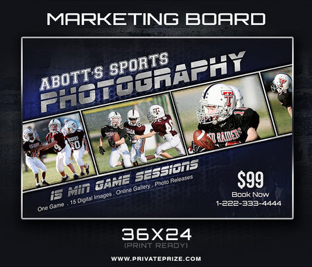 Marketing Photography Board - Photography Photoshop Templates