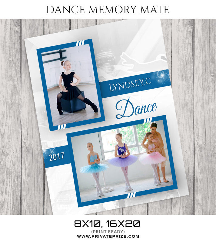 Power of Team- Dance Memory Mate - Photography Photoshop Template