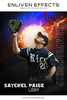 Sports Baseball Photography - Enliven Effects - Photography Photoshop Template