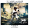 Defenders Baseball Themed-Photography Sports Template - Photography Photoshop Template