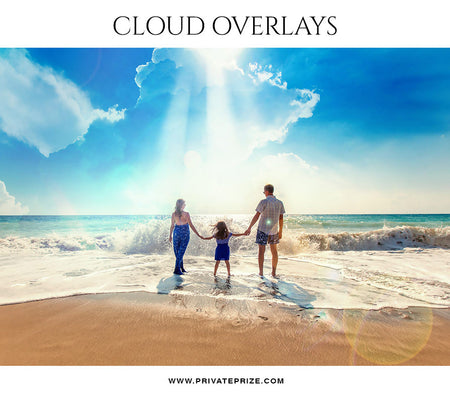 Cloud Overlay -Marine - Photography Photoshop Template