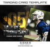 Brade Sports Trading Card Template - Photography Photoshop Template