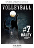 HALEY ROY VOLLEYBALL- ENLIVEN EFFECT - Photography Photoshop Template