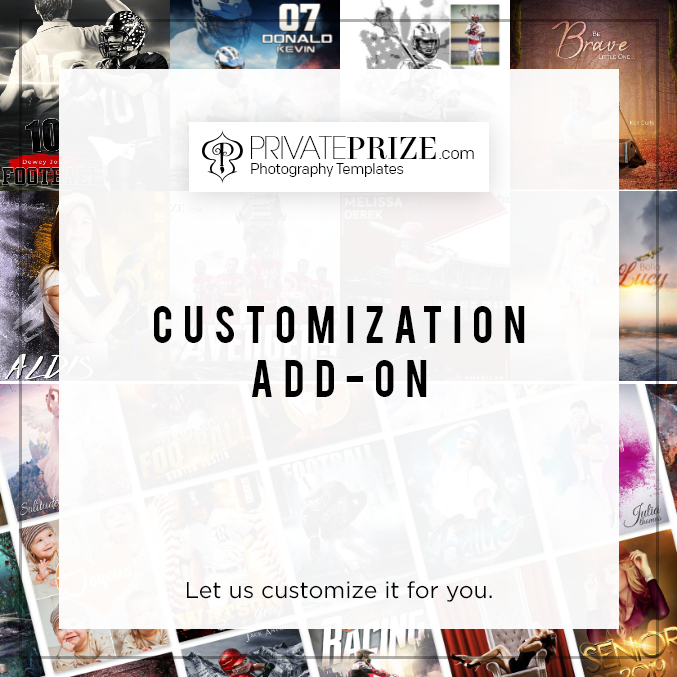 Let Us Customize The Template For You - PrivatePrize - Photography Templates