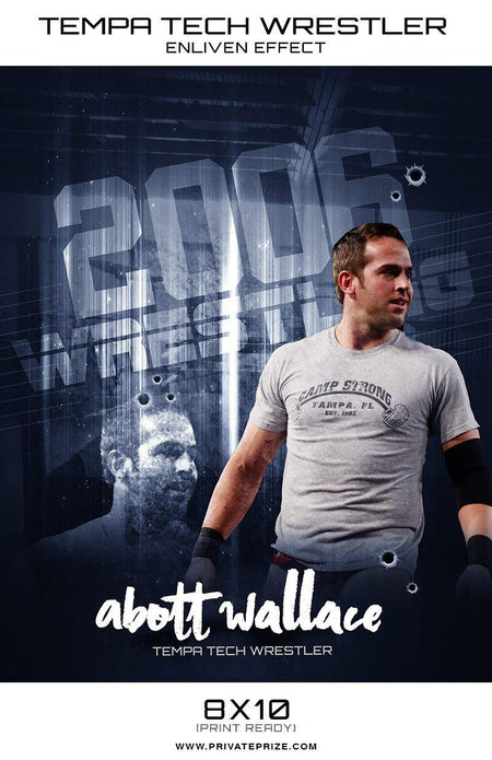 Abott Tempa Tech Wrestler - Enliven Effects - PrivatePrize - Photography Templates