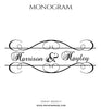 Harrison and Hayley Love Monogram - Photography Photoshop Template