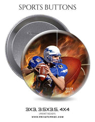 Kalen Curtis - Football Sports Button