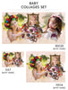 Baby Collage Set - My baby - Photography Photoshop Template