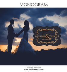 Couple in Love Monogram