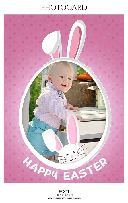 Easter photo card templates - PrivatePrize - Photography Templates