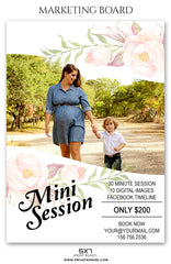 MOTHERS DAY MINI SESSION FLYER TEMPLATE-2 FOR PHOTOGRAPHERS