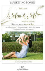 Mom $ Me - Mother's Day Marketing Board Flyer Templates