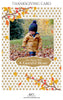 Jose - Thanksgiving card Digital Backdrop - Photography Photoshop Template