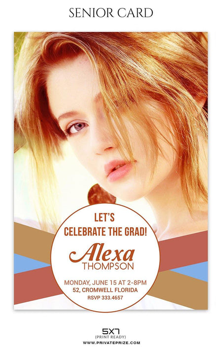 Alexa Thompson - Photo Card Templates - PrivatePrize - Photography Templates