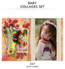 Baby Collage Set - Little Angel - Photography Photoshop Template