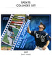 Johnson - Sports Collage Photoshop Template - Photography Photoshop Template