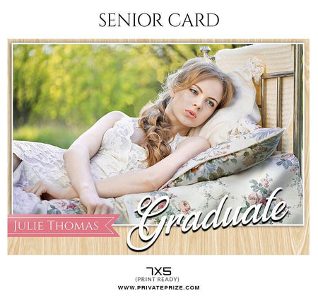 Julie Thomas  - Photo Card Templates - PrivatePrize - Photography Templates