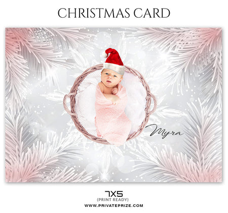 Myra - Christmas Card - Photography Photoshop Template