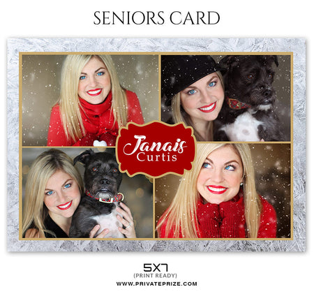 Janais Curtis - Christmas Card - Photography Photoshop Template