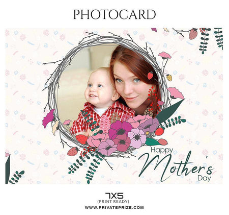 Mother's day - Photo card - PrivatePrize - Photography Templates
