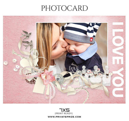 Mother's Day - Photo card - PrivatePrize - Photography Templates
