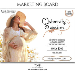 MATERNITY MARKETING PHOTOGRAPHY BOARD
