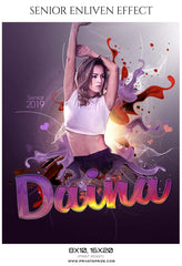 Daina - Senior Enliven Effect Photography Template