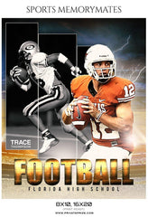 Trace Thompson - Football Memory Mate Photoshop Template
