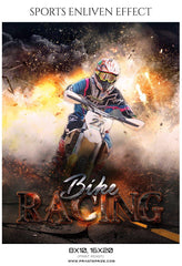 Bike Racing - Sports Enliven Effects Photography Template