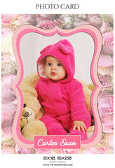 Carlos Sean - New Born Photo Card