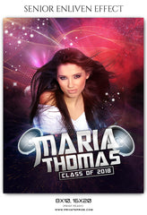 Maria Thomas Senior Enliven Effect Photography Photoshop Template